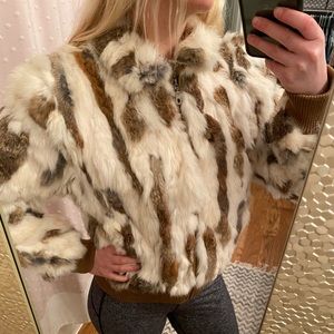 Wilsons Leather Fur Coat / SOLD